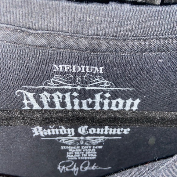 Vintage Affliction Signature Series UFC Star Randy “The Natural” Couture T-shirt - Picture 4 of 4